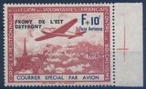 Frankreich - 1942  Flugpost mit zweizeiligem Aufdruck