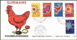 Surinam 1970  Ostermarken  FDC