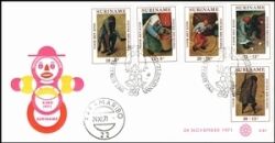 Surinam 1971  Gemälde  FDC