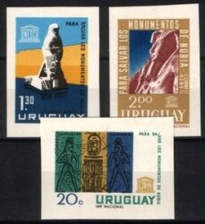 Uruguay 1966  UNESCO - Schutz der Nubischen Denkmäler