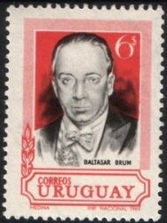 Uruguay 1969  Ehemaliger Staatsprsident Dr. Baltasar Brum