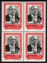 Uruguay 1969  Staatspräsident Tomas Berreta