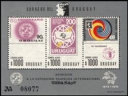 Uruguay 1975  Internationale Briefmarkenausstellung ESPANA `75