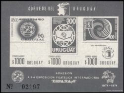 Uruguay 1975  Internationale Briefmarkenausstellung ESPANA `75