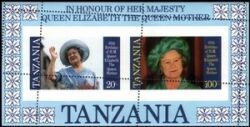 Tansania 1985  Königin Mutter - verzähnt