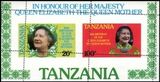 Tansania 1985  Königin Mutter - verzähnt