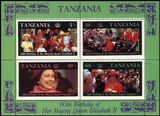 Tansania 1987  60. Geburtstag von Königin Elisabeth II.