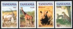 Tansania 1986  Gefärdete Wildtiere
