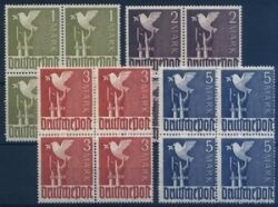 1947  Freimarken: Kontrollratsausgabe - Arbeiter