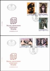 1986  Kunst: Gemälde aus dem Kunstmuseum in Skopje