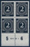 1946  Freimarken: Kontrollratsausgabe - Ziffern mit HAN