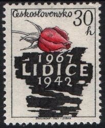 1967  Jahrestag der Zerstörung von Lidice