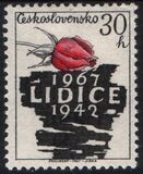 1967  Jahrestag der Zerstrung von Lidice