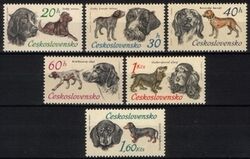 1973  50 Jahre tschechisches Jagdwesen: Jagdhunde