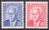 1975  Freimarken: Präsident Husak