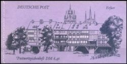 1990  Bauwerke und Denkmäler - Markenheftchen