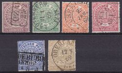 1868  Freimarke mit Talerwährung
