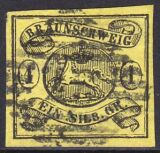 1853  Freimarke: Wappen des Herzogtums