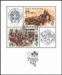 1997  Internationale Briefmarkenausstellung PRAGA `98