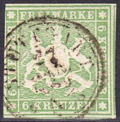 1857  Freimarke: Wappen
