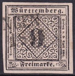 1851  Freimarke: Ziffer