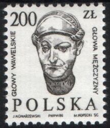 1986  Freimarken: Köpfe aus der Wawel-Burg