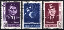 1962  Gruppenflug der Raumschiffe "Wostok 3" und "Wostok 4"