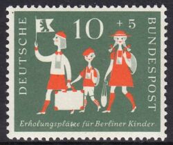 1957  Erholungsplätze für Berliner Kinder mit Plattenfehler