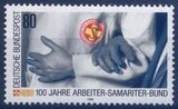 1988  100 Jahre Arbeiter-Samariter-Bund mit Plattenfehler