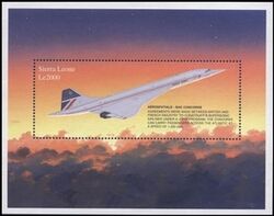Sierra Leone 1997  Geschichte der Zivilluftfahrt - Concorde