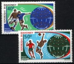 Dahomey 1970  Fußballweltmeisterschaft in Mexico