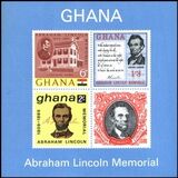 Ghana 1965 100.  Todestag von Abraham Lincoln