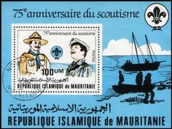 Mauretanien 1982  75 Jahre Pfadfinderbewegung