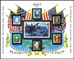 Obervolta 1975  200 Jahre Unabhängigkeit der USA