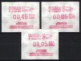 Sdafrika 1993  Automatenmarken: Briefmarkenausst. DURBAN...