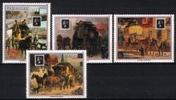 Paraguay 1990  Postkutschen