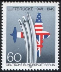 1989  Beendigung der Blockade von Berlin - Luftbrücke