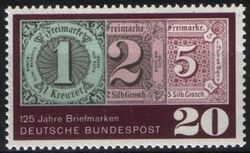 1965  125 Jahre Briefmarken