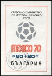 1970  Fußballweltmeisterschaft in Mexiko