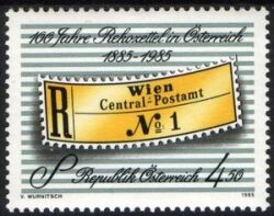 1985  100 Jahre Rekozettel in Österreich