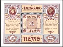 Nevis 1990  150 Jahre Briefmarken