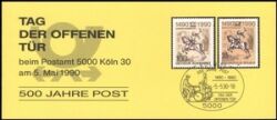 1990  Werbeheftchen zum Tag der offenen Tür in Köln