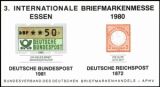1980  3. Internationale Briefmarkenmesse in Essen