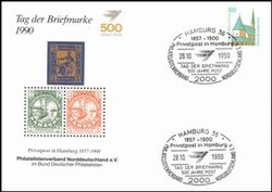 1990  Tag der Briefmarke - Privatpost in Hamburg