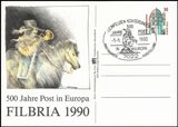 1990  500 Jahre Post in Europa - Sonderpostkarte