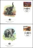 1983  Weltweiter Naturschutz WWF - Afrikanischer Elefant...