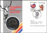 1985  Numisbrief - Olympische Spielen in Seoul