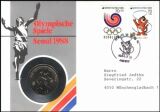 1985  Numisbrief - Olympische Spielen in Seoul