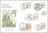 1990  Luxusbrief "500 Jahre Post"