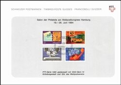 1984  Offizielles Sammelblatt der Schweizer Postverwaltung PTT